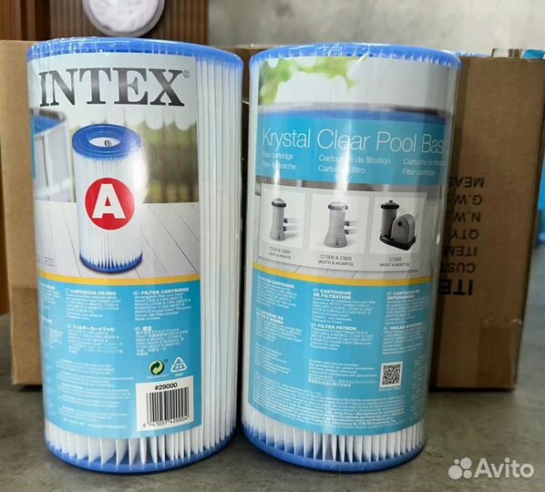 Сменные картриджи Intex Тип А 6шт