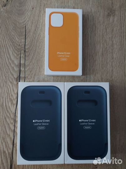 Leather Сase MagSafе для iPhone 12 Mini