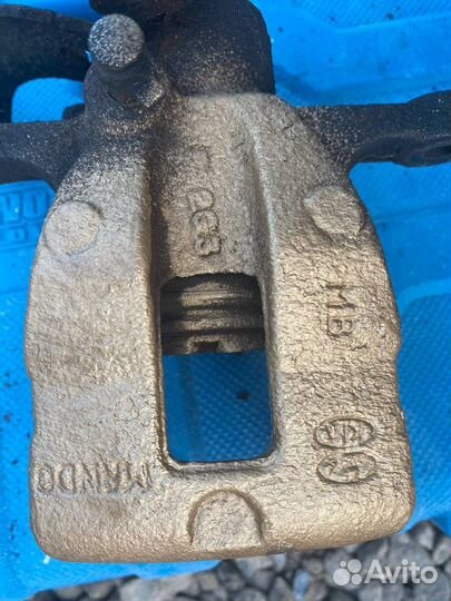 Задние тормозные суппорта киа рио 3