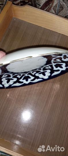 Фарфоровая большая тарелка пахта