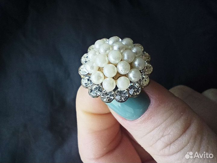 Брошь винтаж Чехия 70е г