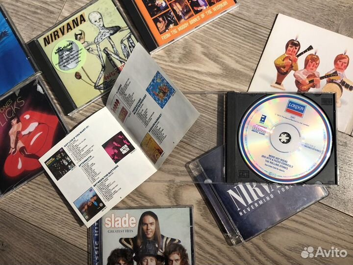 CD фирменные, рок