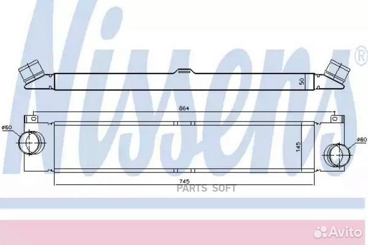 Интеркулер fiat ducato 30 (2007) 2.2 multijet