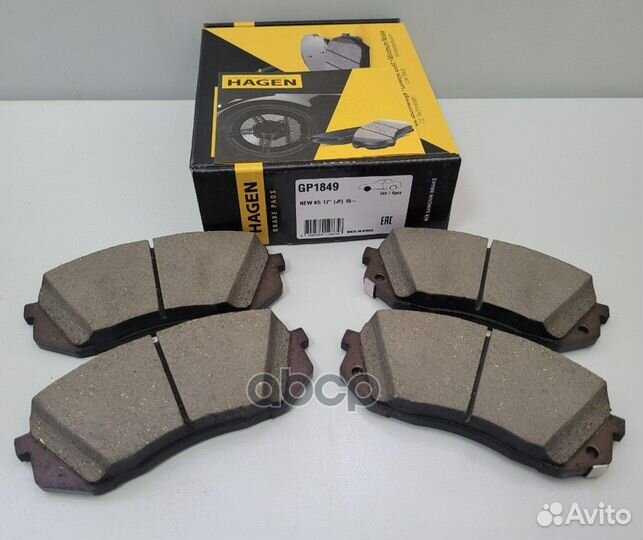 Колодки передние KIA optima 2015- GP1849 GP1849
