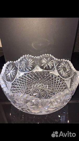 Хрустальная ваза