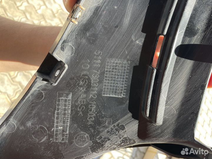 Накладка воздуховода бмв f15 x5 првая