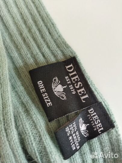 Шарф Diesel, мятный, оригинал