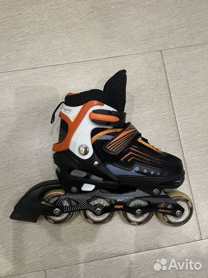 Ролики детские раздвижные светятся