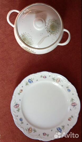Супница и тарелка