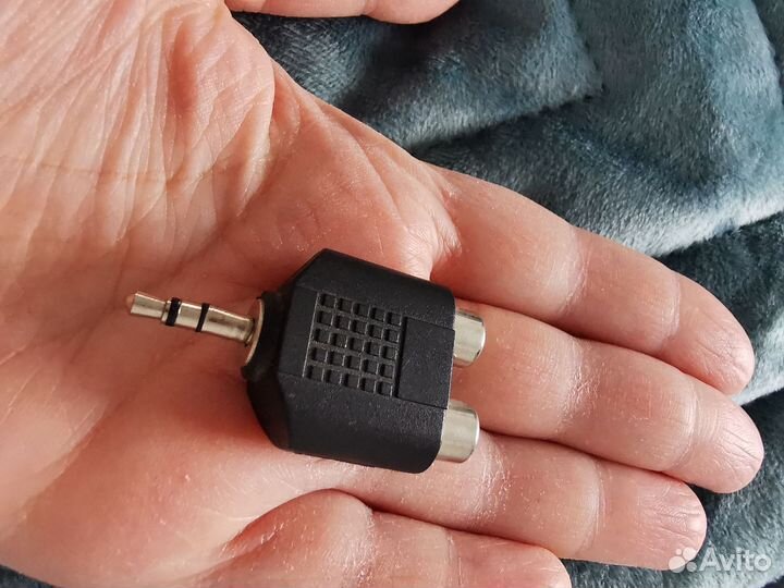 Переходник на кабель 2RCA на mini jack 3.5