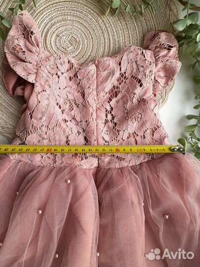Детское нарядное платье 92 новое