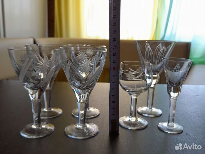 Хрустальные бокалы СССР