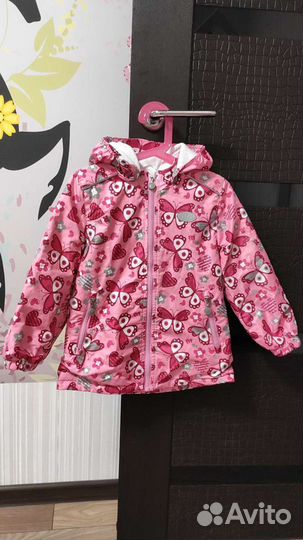 Куртка демисезонная для девочки 104 reike