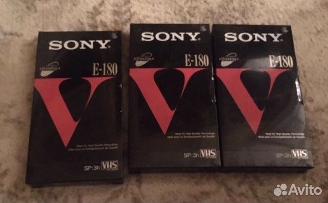 Видеокассеты новые запечатанные