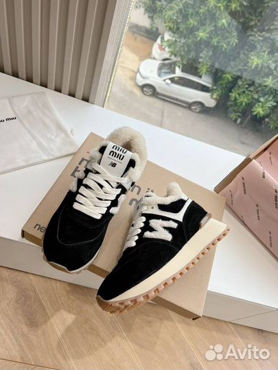 Кроссовки женские на меху Miu Miu x New Balance