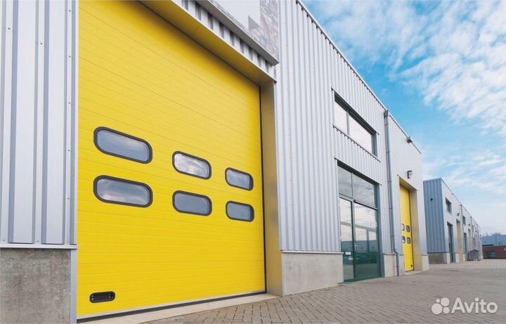 Секционные ворота Alutech Prestige