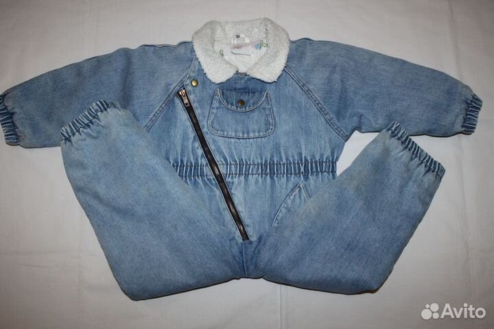 Комбинезон джинсовый, р. 98 -110