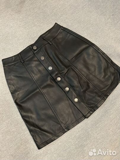 Юбка из экокожи S