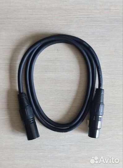 Микрофонный кабель XLR- XLR новый