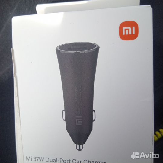 Автомобильная зарядка 37 Вт Xiaomi 2 порт usb