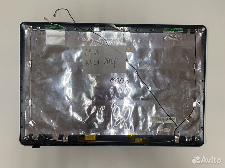 Крышка матрицы ноутбука asus k52d