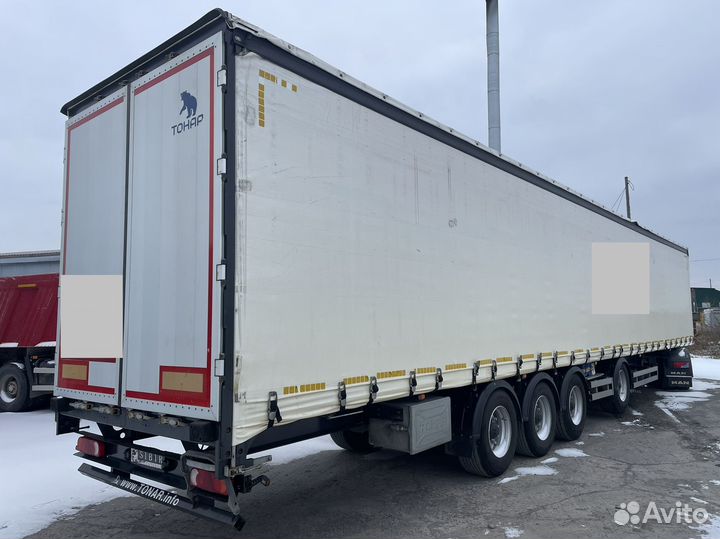 Полуприцеп шторно-бортовой Тонар T4-16V, 2023
