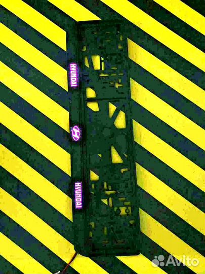 Номерные рамки с подсветкой