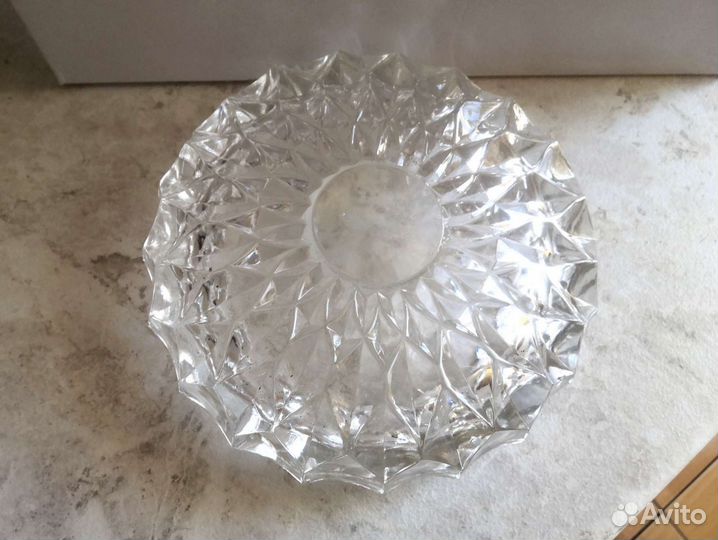 Большая Пепельница салатник хрусталь 17 см