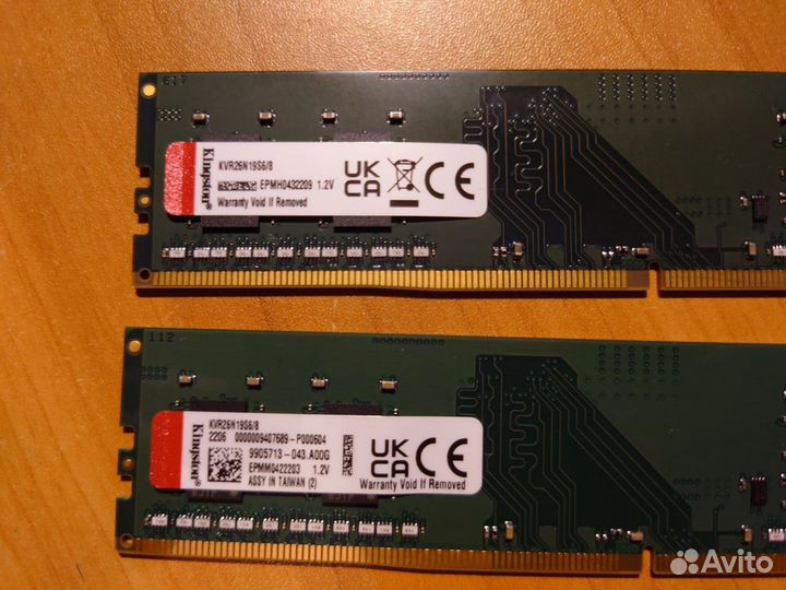 Оперативная память Kingston 16gb DDR4