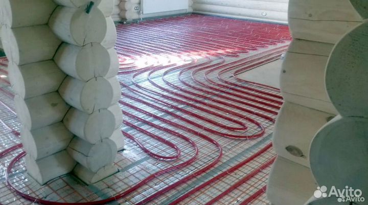 Монтаж водоснабжения,Отопления и теплого пола