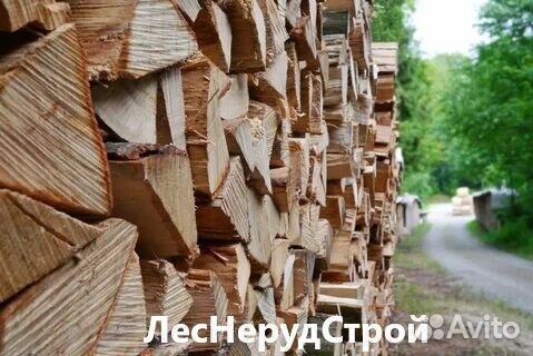 Дрова колотые березовые 4м3