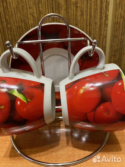 Чайная пара на подставке