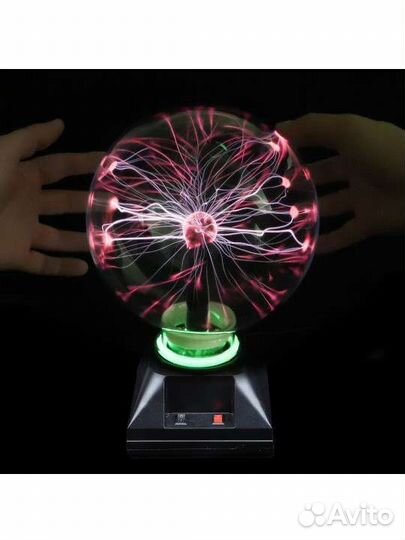 Плазменный шар tesla №6 светильник большой