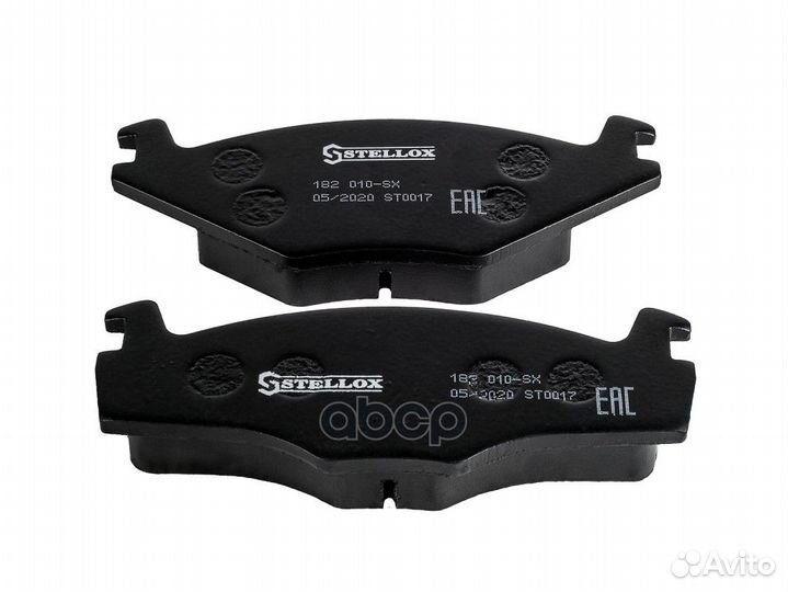 182 010-SX колодки дисковые передние VW Golf 1