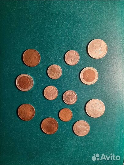 14 Монет ранней России разных номиналов