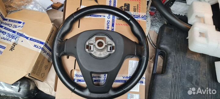 Руль Vesta/Xray/Largus натуральная кожа