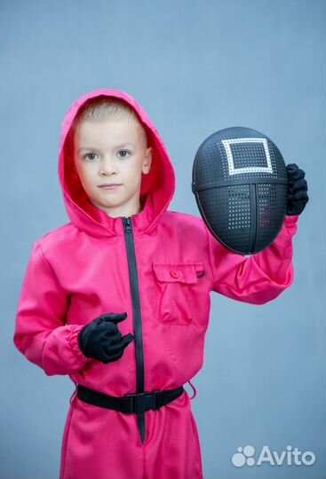 Карнавальный детский костюм Игра в кальмара Прокат