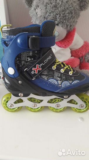 Роликовые коньки детские раздвижные