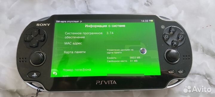 PS Vita PCH-1108 4GB