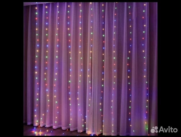 Гирлянда штора 3*3