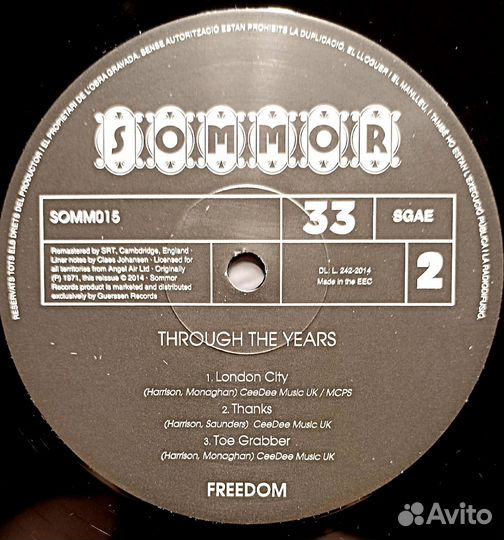 Freedom – Through The Years