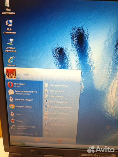 Ноутбук Toshiba satellite pro 4200 рабочий раритет