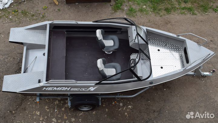 Неман 550 DC новый катер алюминиевый