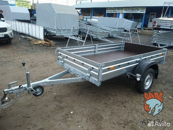 Прицеп для стройки 04.022. Рассрочка и Фаркопы