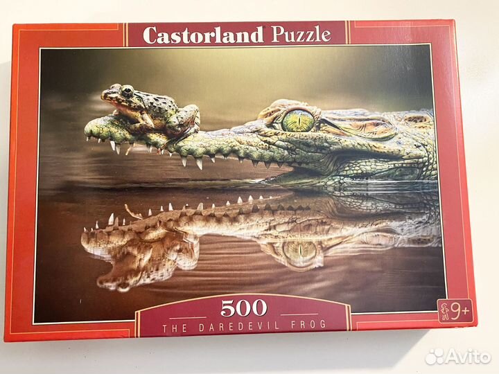 Пазл Castorland Крокодил и лягушка 500 деталей
