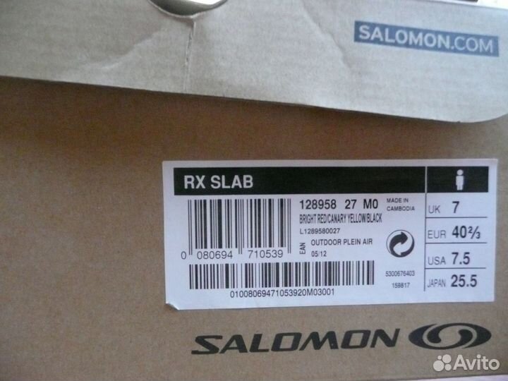 Кроссовки Salomon RX Slab