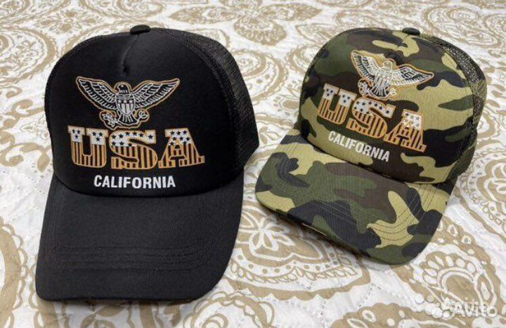 Бейсболка кепка USA California с дефектом