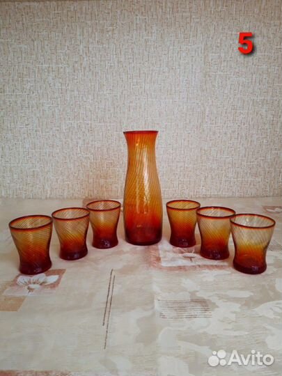 Сервиз, ваза, графин