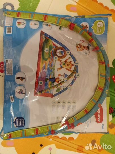 Коврик tiny love остров поющей обезьянки