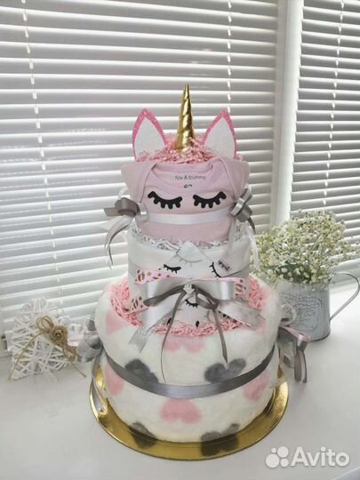 Торт из подгузников